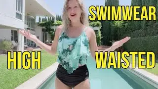 Womens Tankini Swimsuits Ruffled Tank Top Tummy Control Floral Modest Swimwear High Waisted Bikini