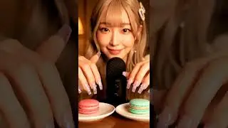 ASMR Nails AI &ndash; Playful Macaron Scratching at Sunset | Sleep