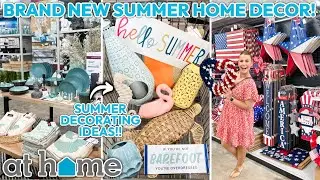 At Home Store AMAZING NEW Summer Home Decor! 🤩 | Nautical Decor & 4th Of July w/ Decorating Ideas!