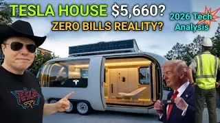 Tesla Tiny House 2026 $5,660? &ndash; Zero Taxes, Zero Bills! Elon Musk's Game changer | USA Tech