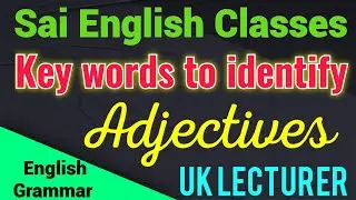 Key words to identify Adjectives ✅  English Grammar for all 🔥
