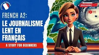 Learn French with Slow News Story (Elementary Level A2)