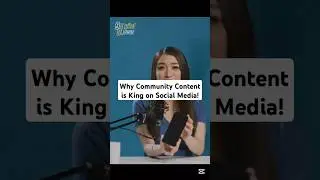 Why Community Content is King on Social Media! #tipsntricks #contentcreator #community #content