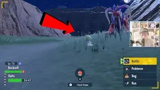the M Y S T E R I O U S floating poke ball in Pok&eacute;mon Scarlet & Violet