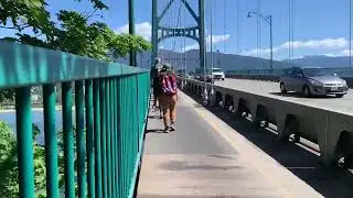 Camino Practice Walk: Waterfront - Lions Gate bridge - Lonsdale Quay Loop 13 Km