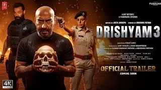 DRISHYAM 3 - Official Trailer | Ajay Devgn, Tabu, Shriya Saran,Akshaye Khanna | Jeethu Joseph - 2026