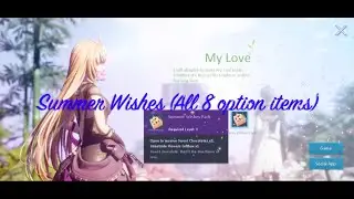 Dragon Raja (Summer Wishes - all 8 options items) (Overview at the end of the video)