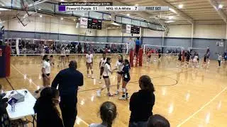 NRG16 Ampd White vs Power16 Purple 1st set (2/7/21)