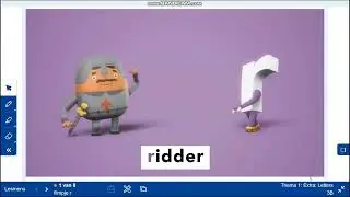 lijn 3 Letter r en d