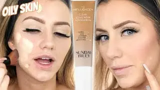SUNDAY RILEY THE INFLUENCER FOUNDATION REVIEW | Oily Skin | Jazzi Filipek