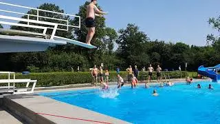 bommetjes vanaf de duikplank