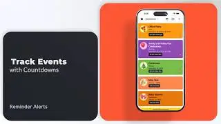 Countdown Event Reminder 321 #countdown #widget