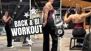 Back & Biceps Gym Workout | Strong Arms & Sculpted Back