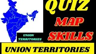 MAP SKILLS QUIZ OF UNION TERRITORIES OF INDIA #gk #quiz #unionterritoriesofindia #dav #exam