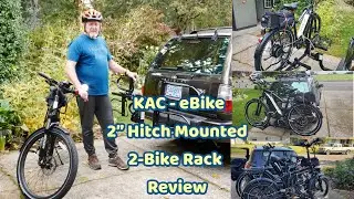 eBike Rack by KAC Overdrive Sports K2 2&rdquo; Hitch Mounted 2-Bike Rack. User's review