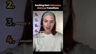 Ranking Best Halloween Makeup Transitions 🎃🧙&zwj;♀️#shorts #halloween2025 #makeup #transition