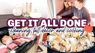 GET IT ALL DONE | SUNDAY REFRESH | SUNDAY ROUTINE | FALL DECOR 2020 | BEST CROCKPOT MAC AND CHEESE