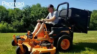 PV 18 Dump Catcher on Scag Tiger Cat II