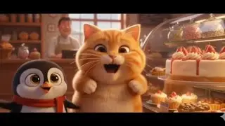 Mission: Secure the Cake! 🐱🐧
