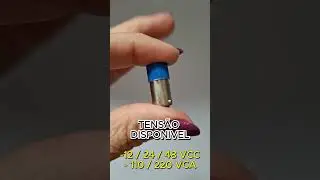 MINI LAMPADA LED BA9S AZUL #eletrica #equipamentoseletricos