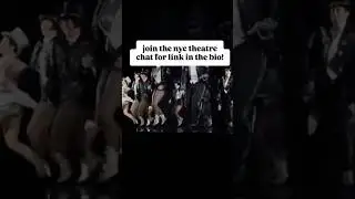#youtubeshorts #shorts #theaterlife #theaterworld #nyc #nyctheatre #viral #explore