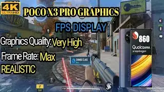 POCO x3 pro CALL OF DUTY GARENA MAX GRAPHICS (4K)