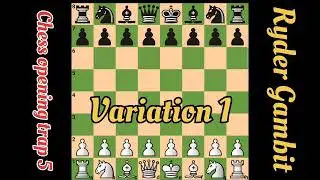 Chess opening trap 5  #skumar entertainment #Ryder Gambit