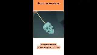 Crafting skull bead #lampworking