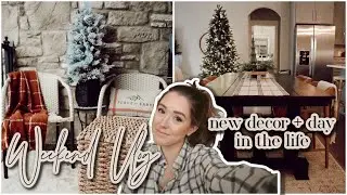 WEEKEND VLOG | NEW HOME DECOR, SHOPPING, DECORATE WITH ME + CLEAN WITH ME | DAY IN THE LIFE VLOG