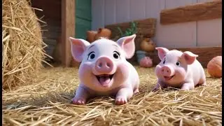 Piggies on a Toes Adventure | Fun Counting Nursery Rhyme for Toddlers | Playful Animal Song