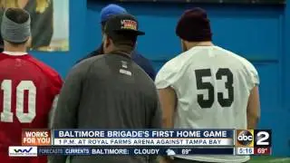 Baltimore Brigade to host first home game