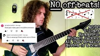 Metal and Rock WITHOUT SYNCOPATION?!? (part 2)