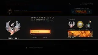 WHAT HAPPENS WHEN YOU REACH PRESTIGE 1 IN BO4 ZOMBIES?? (1st Prestige Stats)