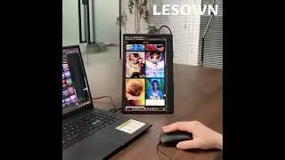 11.6-Inch LCD Monitor, 1366&times;768 HD Resolution, Built-in Stand #monitor#display #lcd  #touchmonitor