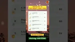FSO | Full Test-01 Result | 14-10-2022.