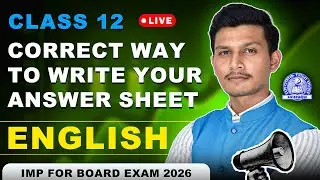 Topper’s Answer Sheet Writing Style 🏆 | Class 12 MP Board | Kartik Sir