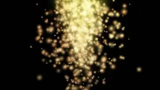 4K Golden Particle Rain Falling Video Element Looping Background | Snowman Digital