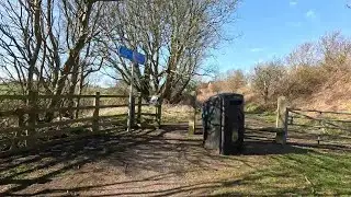 The Dunfermline Way to Grange Burn Viaduct 15 03 2025 on my mobility scooter with my dog Olly