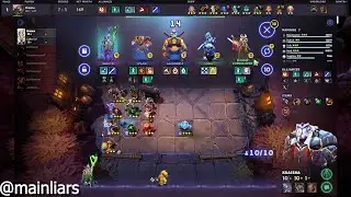 Alliance : 6 Mage - 4 Brawny - 2 Dragon - 1 Magus - 2 Human / Dota Underlords : Knockout Ranked