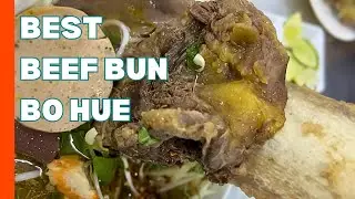 Da Nang's BEEFY Dac Biet Bun Bo Hue with a GIANT MEATY BONE!