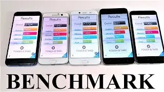 HTC U11 vs HTC 10 vs HTC Bolt vs HTC Desire 10 Pro vs HTC U Play - BENCHMARK TEST