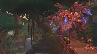 8.0 Battle for Azeroth. Mythrax's Invasion of Dazar'alor Cutscene