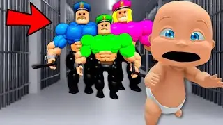 Baby Escapes BUFF FAMILY PRISON!