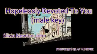 Hopelessly Devoted to You (Karaoke /Videoke Male version / Male Key)
