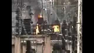 Взрыв и пожар на ПС 
