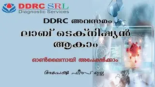 Kerala Job │Lab Technician│DDRC SRL