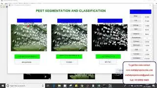 Pest segmentation and classification matlab projects code