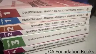 CA Foundation Course Unboxing | ICAI Material | Nov 2023 Books | CA Aspirant