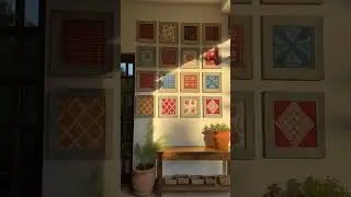Indian Textiles as Wall Art | Traditional Patterns Meet Modern Decor