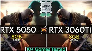 RTX 3060 Ti vs RTX 5050 - Test In 10+ Games - Amazing Fight Of Two Giants !